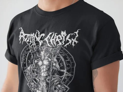 Playera Camiseta Rotting Christ Lucifer Over Athens