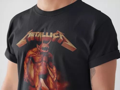 Playera Camiseta Metallica Jump In The Fire