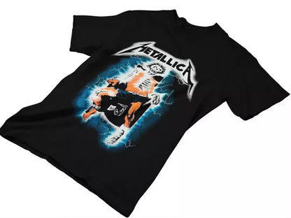 Playera Camiseta Metallica Ride The Lightning Retro