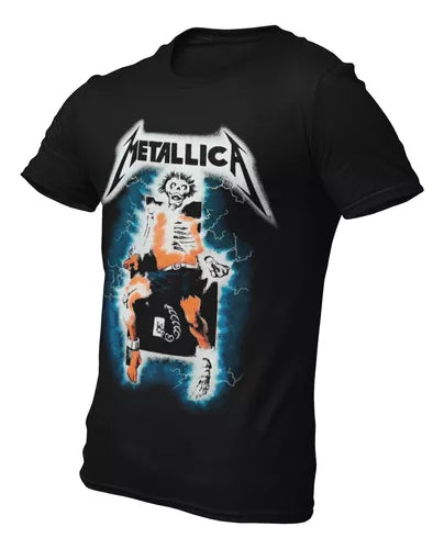 Playera Camiseta Metallica Ride The Lightning Retro