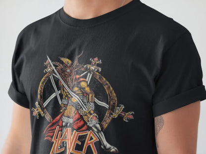 Playera Camiseta Slayer Die By The Sword Retro