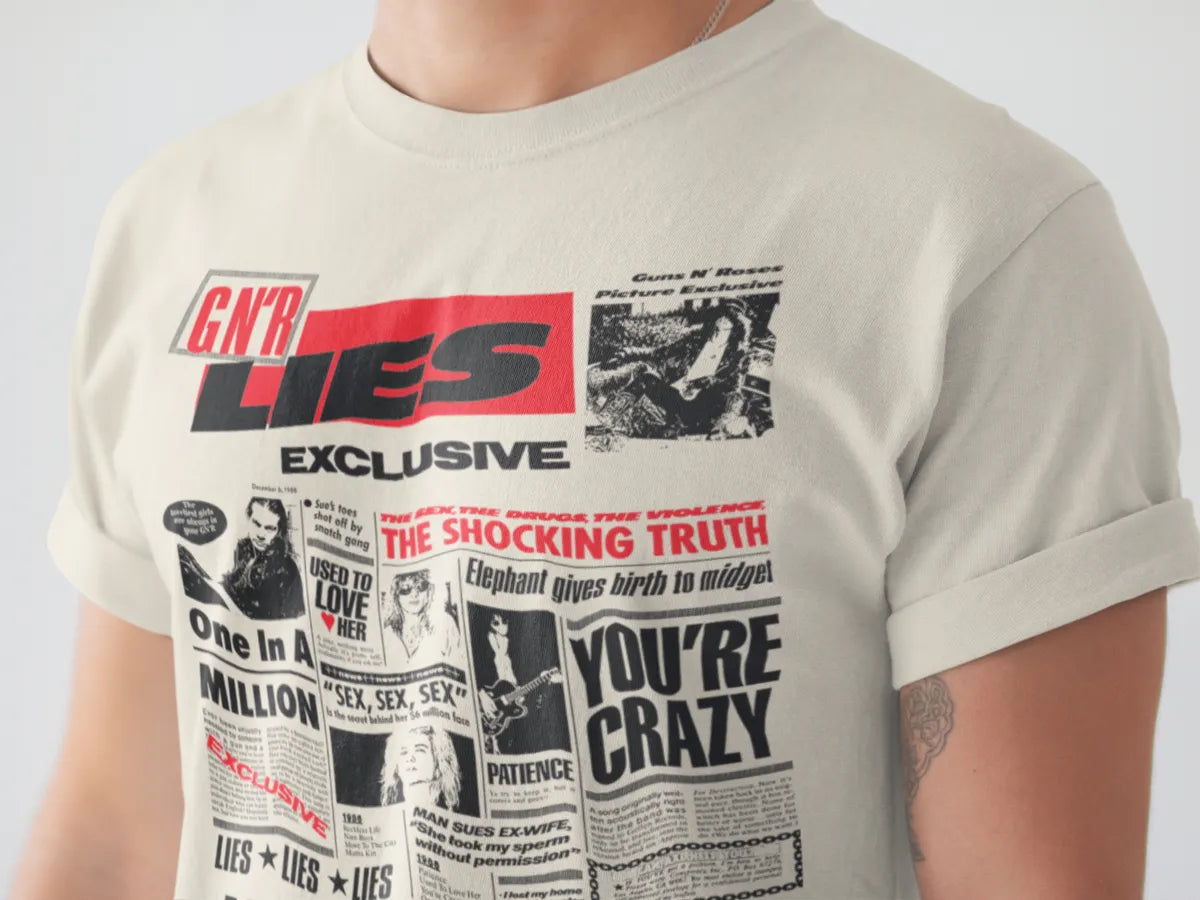 Playera Camiseta Guns N Roses Lies