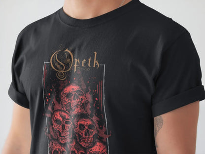 Playera Camiseta Opeth Harvest Skulls