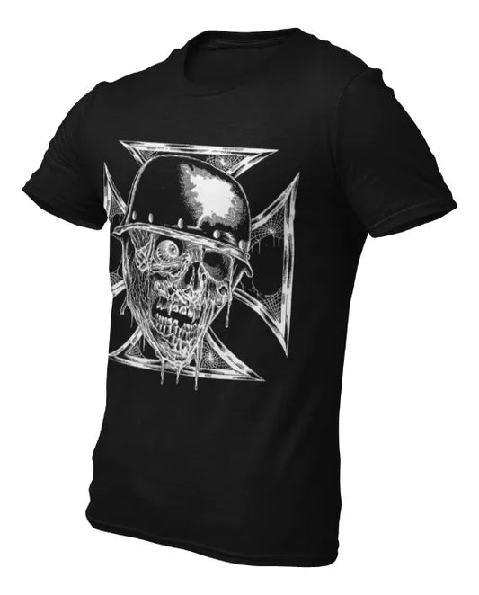 Playera Camiseta Iron Cross Zombie