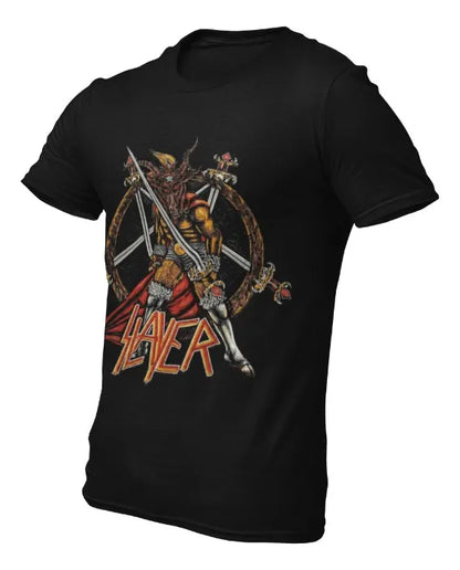 Playera Camiseta Slayer Die By The Sword Retro